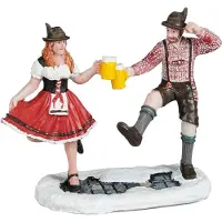 Luville Anstoßender Mann und Frau L 9 x B 4 x H 7,5 cm (multi)