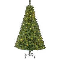 Black Box Trees Künstliche Weihnachtsbaum Charlton - 115x115x185 cm - PVC - Grün