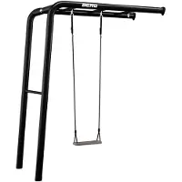Berg Spiel- und Fitnessgerät PlayBase Wall + Swing set Stahl zum Eingraben