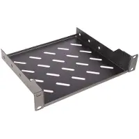 Equip 10" Fachboden fest für Serverschränke 20cm 1U schwarz