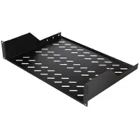 Equip Fachboden fest 19" für Serverschränke 2U 80cm sw - 0,8 m (EZFS-19-2-80-B)