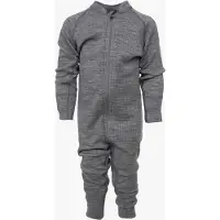 Lindberg Rib Merino Thermounterwäsche-Einteiler Merinowolle, Grey Melange, 86-92