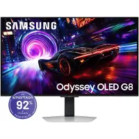 Samsung G80SD, 81,3 cm (32"), 3840 x 2160 Pixel, 4K Ultra HD, OLED, 0,03 ms, Silber
