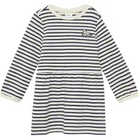 s.Oliver Kleid Leichtes Sweat-Kleid mit glitzerndem Stickerei-Detail