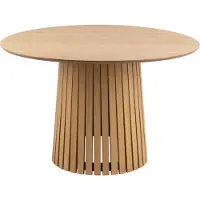 Actona Christo Esstisch Eiche Furnier/Holzwerkstoff Ø120x75 cm