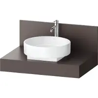 Duravit Konsole Balcoon 80x55x37cm, 1 AS Beck. mitt, braun ma