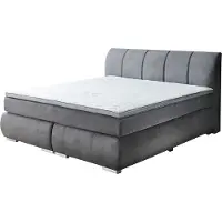 Sun Garden BX 2120 Malin Boxspringbett Holzwerkstoff/Stoff mit TFK-Matratze