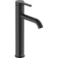 Duravit Waschtisch-Einhebelmischer L FreshStart + -Flow C.1 Ausl. 136mm, o. Zugst.Abl.Gar., sw matt