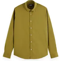 Scotch & Soda Seasonal Essentials Solid Langarmhemd