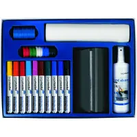 Legamaster Whiteboard-PROFESSIONAL-Set 7-125500, Komplettset, Marker, Reiniger, Magnet, 27-teilig