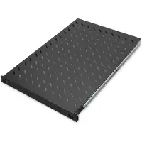 Digitus Ausziehbarer Fachboden für 483 mm (19")-Schränke, Schwarz