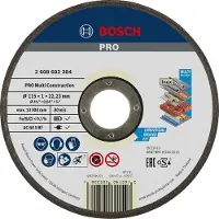 Bosch PRO Multi Material Trennscheibe, 115 x 1 x 22,23 mm