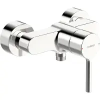 Hansa HANSAVANTIS Brausebatterie, Pinhebel, mit Rückflussverhinderer, 52450167, Farbe: Chrom