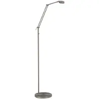 Masterlight Stehlampe Denia 2 150 cm Nickelmatte