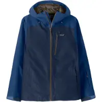 Patagonia Jacke Insulated Powder Town Jacket Herren Dark Grey / Clement Blue-S