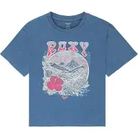 Roxy T-Shirt Eve Washed ERGZT04137 Blau Oversize