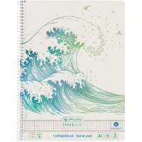 Herlitz GREENline, Abbildung, Weiß, A4, 70 Blätter, 80 g/m², Kariertes Papier