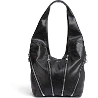 Replay Schultertasche Shopper Shoulder Bag Black schwarz