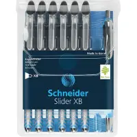 Schneider Kugelschreiber Slider Basic Strichstärke: 0,7 mm Schreibfarbe: schwarz