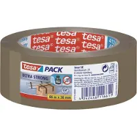 TESA Packband tesapack ultra strong 4124, L 66 m x B 38 mm, 8 Rollen, braun