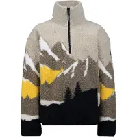 Brunotti Skipullover Rodrigy-Print Fleece Jungen Black-Größe 176