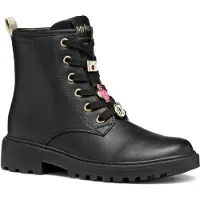 Geox Schnürboots "J CASEY GIRL Harry Potter" Stiefel, Biker Boots mit Blockabsatz