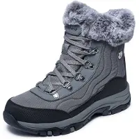 SKECHERS Stormie Winterstiefel Grau