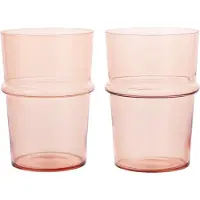 Ferm Living Wassergläser Boya Tall Blush 450 ml (2er-Set)