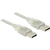 DeLOCK - USB-Kabel - USB (M) zu USB (M) - USB 2.0 - 50 cm - durchsichtig