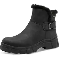Tamaris Damen vegane Winder Stiefelette mit Reißverschluss rutschfest 1-26825-45, Größe:40 EU, Farbe:Schwarz