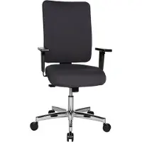 Topstar Ortho Sedis 65 Schreibtischstuhl anthrazit mit offener Rückenlehne