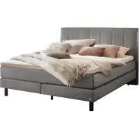 Hasena Pronto Donna Boxspringbett metall/schwarz
