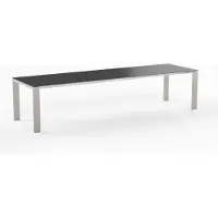 Möbilia OLYMPIA Oslo Ausziehtisch Edelstahl 1 Dreheinlage 60 cm