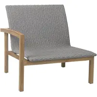 Stern Leah Lounge Seitenelement Armlehne Rechts Teak/Rope