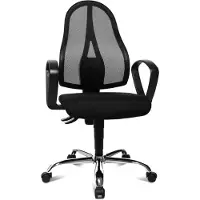 Topstar Ortho Sedis 20 Schreibstichstuhl Höhenverstellbar Schwarz