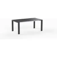 Möbilia OLYMPIA Oslo Gartentisch Edelstahlgestell Anthrazit