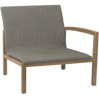 Stern Leah Lounge Seitenelement Armlehne Links Teak/Rope