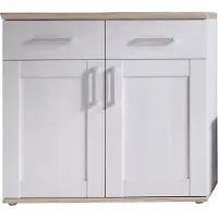 Die Möbelfundgrube Schuhschrank Sibiu Lärche 96 x 91 cm 2-türig - ROMANCE