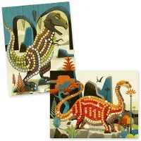 Adlibris Mosaike: Metallische Dinosaurier