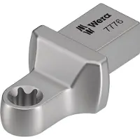Wera 7776, Torque wrench end fitting, Silber, 1 Stück(e), Chrom-Vanadium-Stahl (Cr-V)