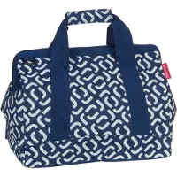 Reisenthel allrounder M, Reisetasche, Sporttasche, Schultertasche, Doktortasche, Tasche, Polyestergewebe, Signature Navy, 18 L, MS4073