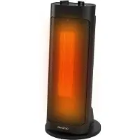 Auronic Heizlüfter Pro – 2000W – Keramik-Heizlüfter mit einstellbarem Thermostat und Timer – 2 Wärmestufen - Oszillierend - Elektroheizung - Tragbar – Schwarz
