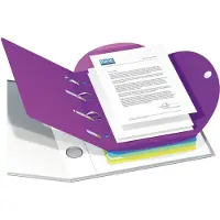 Tarifold Ordnungsmappe Smartfolder A4 Standard sortiert 6 Stück + Ringbuch