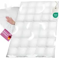 B!HOME Ganzjahresdecke Daunen 155x200cm (720g) Kassettenstegbett - Größe: 155 x ...