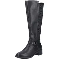 Rieker Stiefel Langschaftstiefel, Stretchstiefel mit herausnehmbarer Innensohle