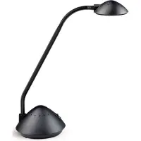MAUL Tischleuchte MAULarc LED 3.000 K Standfuß schwarz