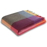 Biederlack Plaid "Soft Impression im Doubleface-Look", Wolle-Kaschmir-Mix