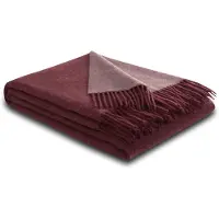 Biederlack Plaid "Soft Impression im Doubleface-Look", Wolle-Kaschmir-Mix