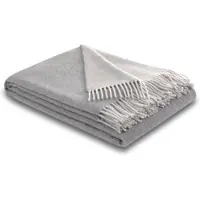 Biederlack Plaid "Soft Impression im Doubleface-Look", Wolle-Kaschmir-Mix