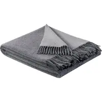 Biederlack Plaid "Soft Impression im Doubleface-Look", Wolle-Kaschmir-Mix